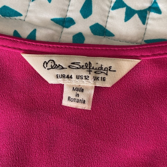 Miss Selfridge fuscia dress 12 - Picture 8 of 12